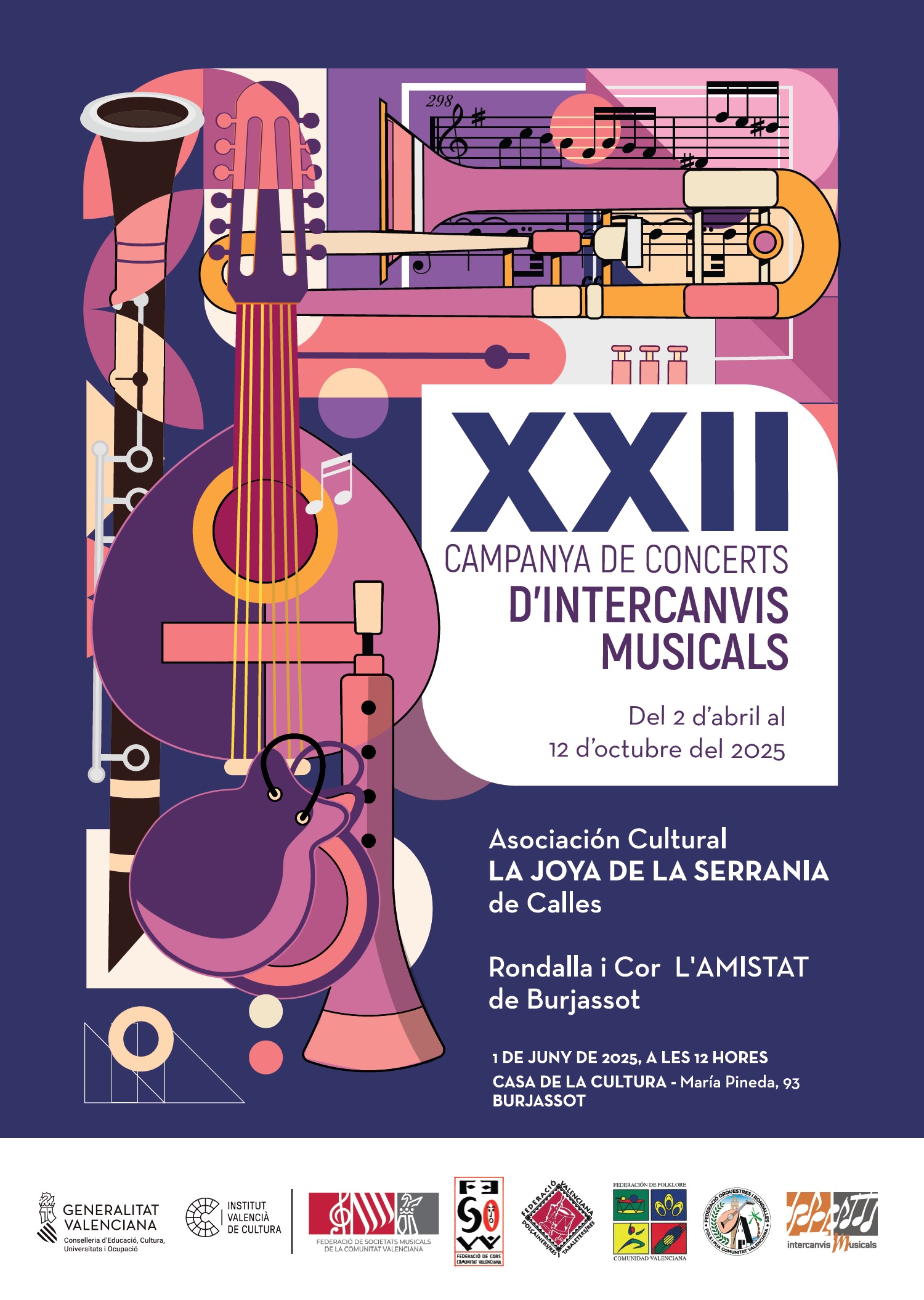 La Rondalla i Cor l’Amistat programa un intercambio musical con la Asociación Cultural “La Joya de la Serranía” de Calles